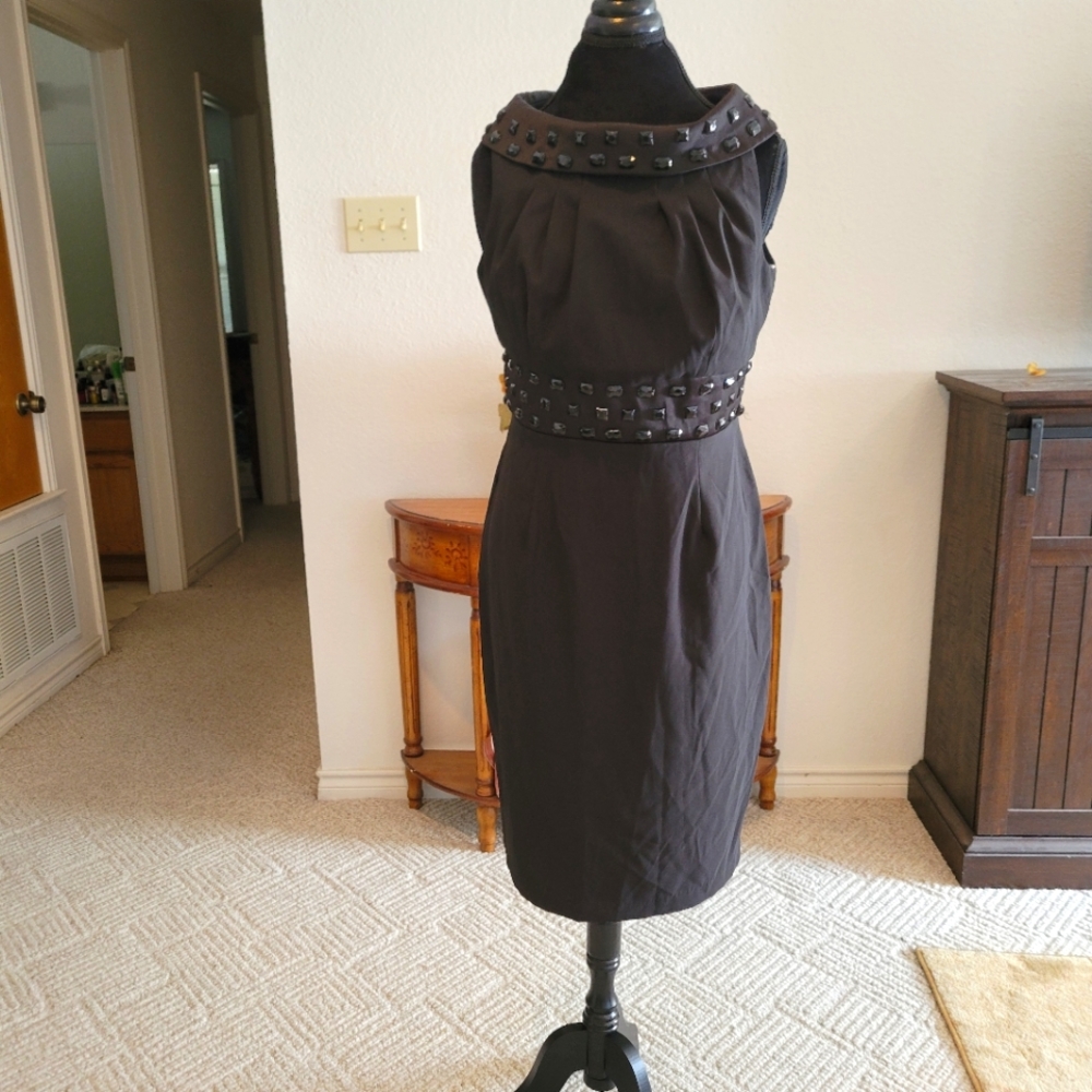Roulette size 14 Little Black Dress with Black Stone Accessories
